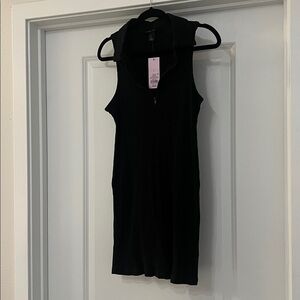 Wild Fable Collared Ribbed Tennis-Style Dress